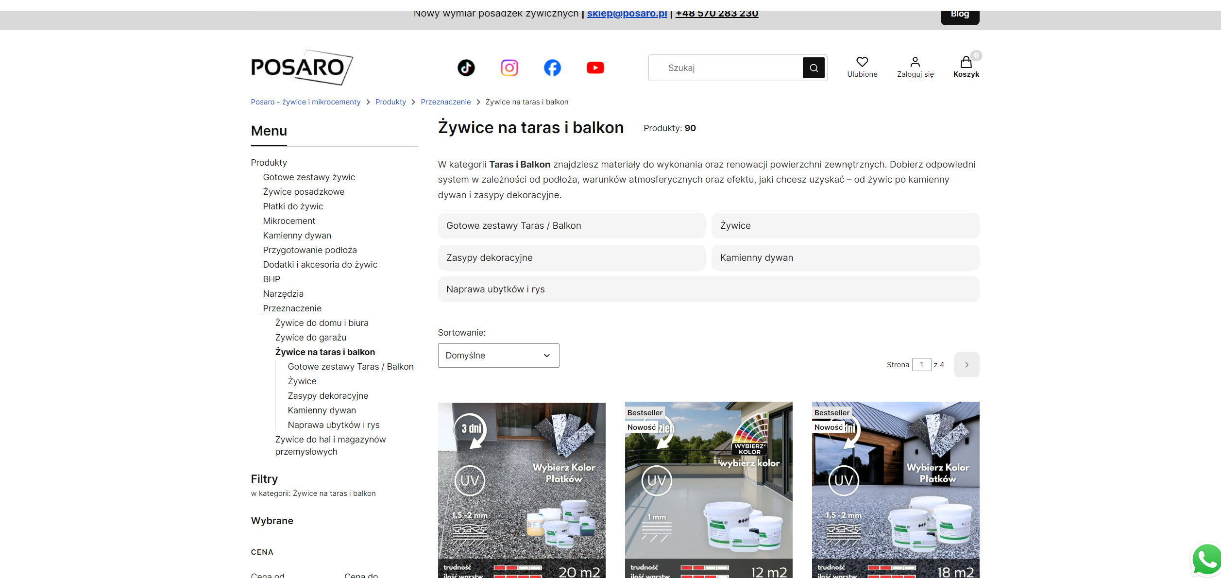 Jak dobrać żywice na balkon?