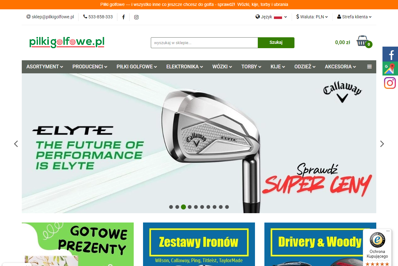 Jak rozpoznać dobry sklep golfowy? 7 sygnałów, że kupujesz we właściwym miejscu