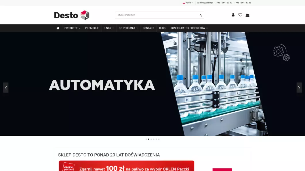 Zrzut ekranu strony