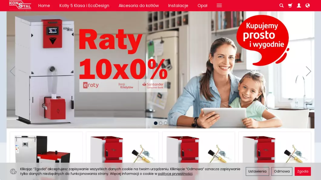 Zrzut ekranu strony